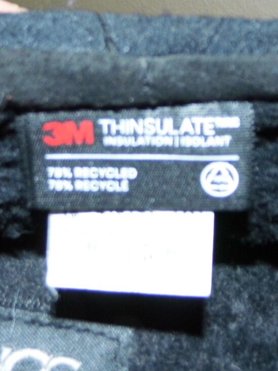 UGG Tasman LTA Black Nylon/Sheepskin Slippers Mens Size 12 - Picture 7 of 8